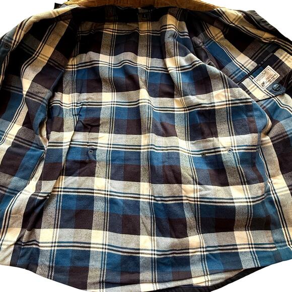 Taylor Supply Waxed Canvas Barn Coat Mens sz L Black Chore Field Jacket Preppy - Picture 3 of 8